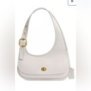 NWT Coach Cashin Carry Small Leather Crescent Bag